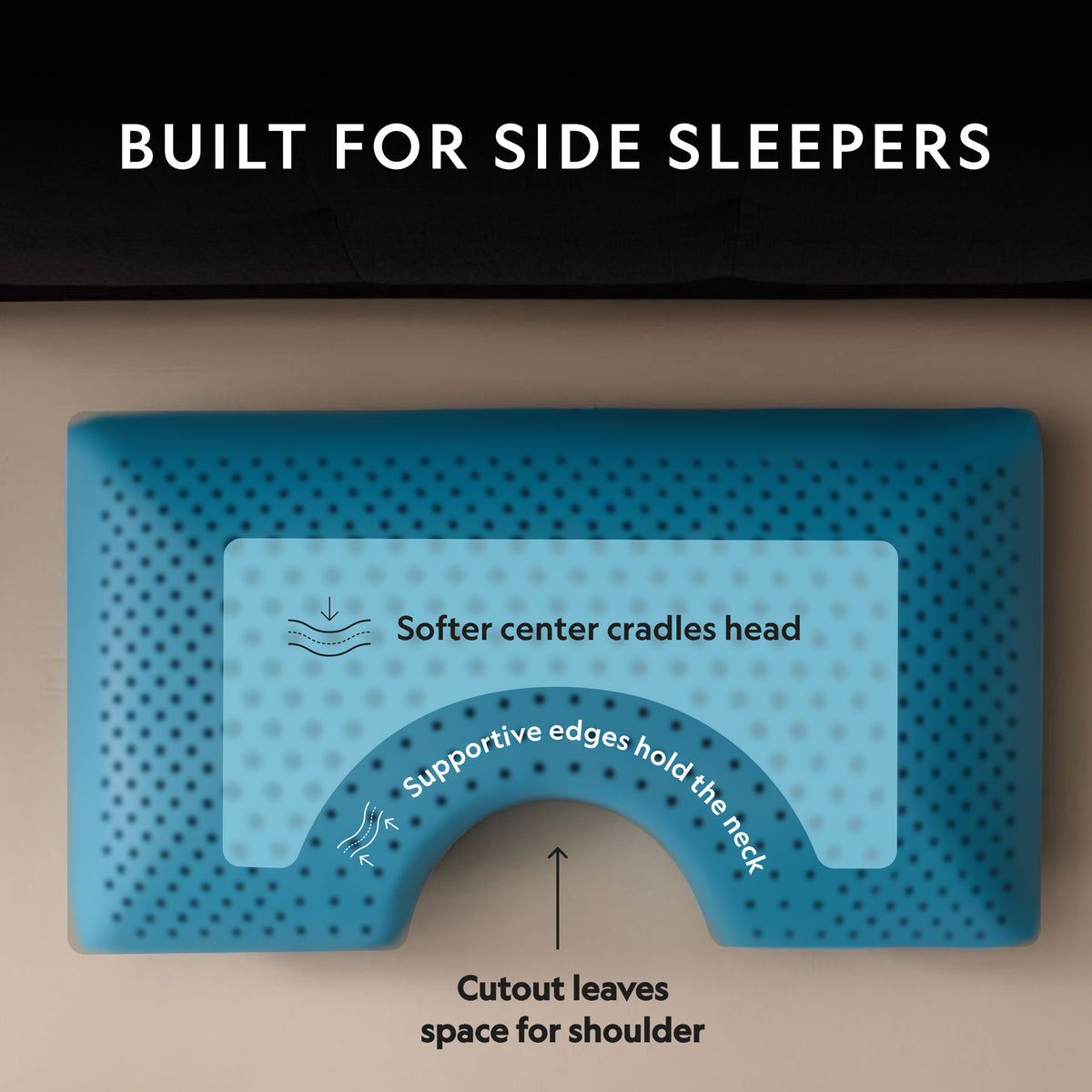 Shoulder Zoned Dough® Pillow